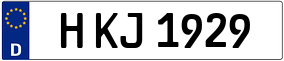 Truck License Plate
